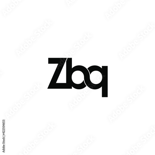 zbq letter original monogram logo design