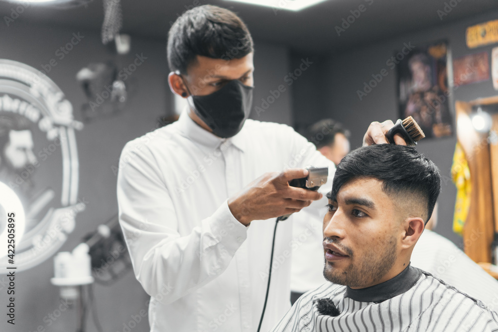 Hairdressing and barbershop, artistic and youthful cutting styles. Hairdressing and barbershop, artistic and youthful cutting styles.