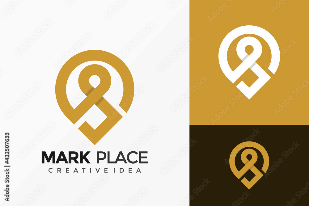 Letter S Mark Place Location Logo Vector Design. Abstract emblem, designs concept, logos, logotype element for template. Letter S Mark Place Location Logo Vector Design. Abstract emblem, designs concept, logos, logotype element for template.