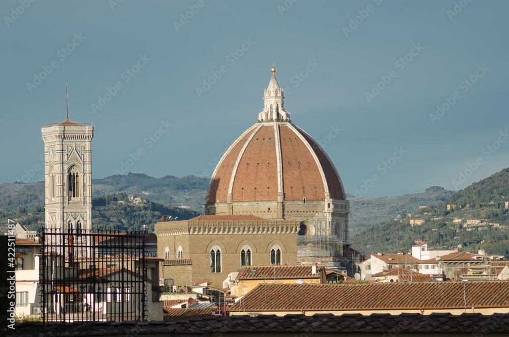 View on the Dome of the Florence Cathedral 