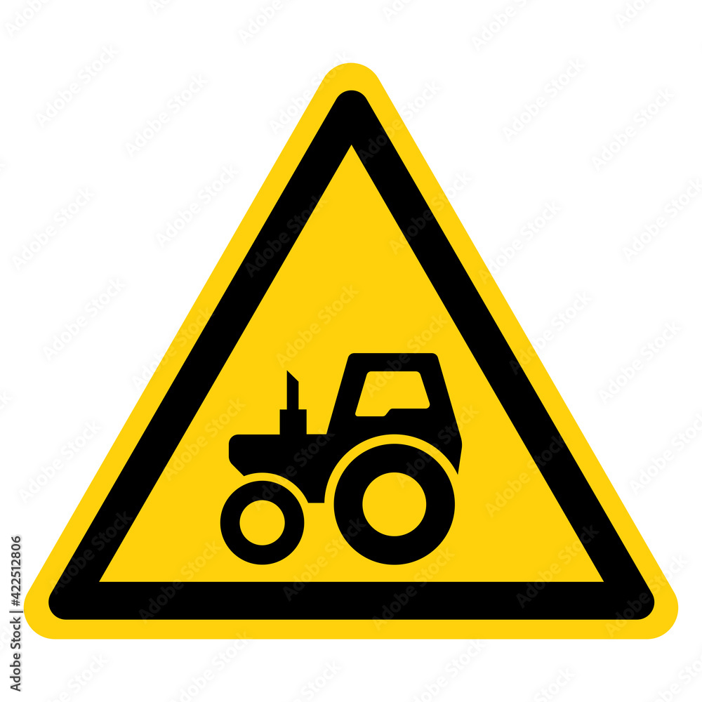 Tractor Symbol Sign,Vector Illustration, Isolate On White Background Label. EPS10 Tractor Symbol Sign,Vector Illustration, Isolate On White Background Label. EPS10