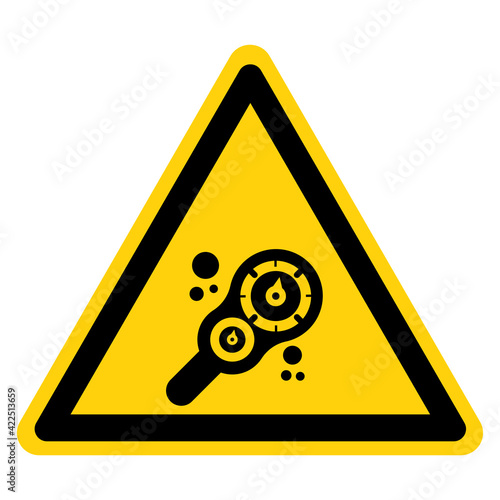 Regulator Symbol Sign,Vector Illustration, Isolate On White Background Label. EPS10