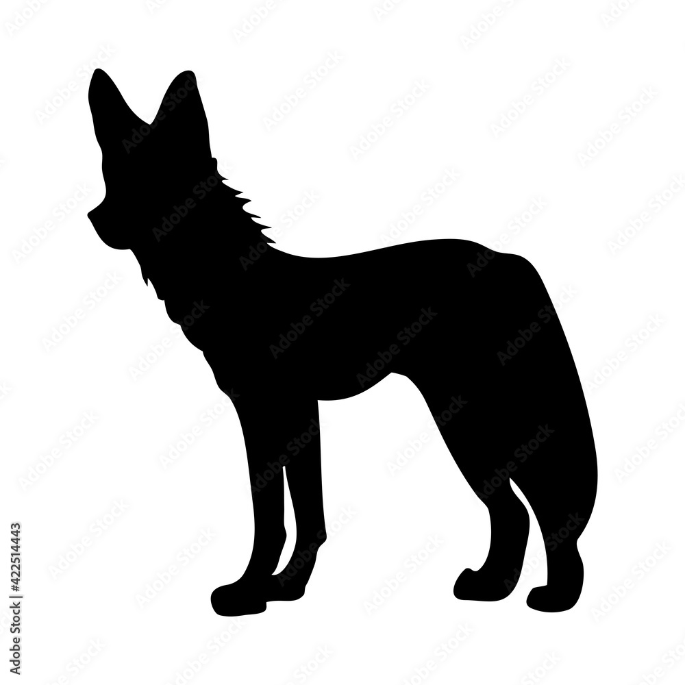 Hyena Dog Silhouette