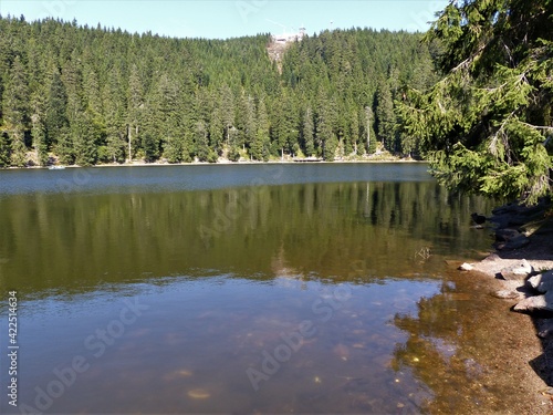 Landschaften mit Wäldern rund um den Mummelsee an der Schwarzwaldhochstrasse photo