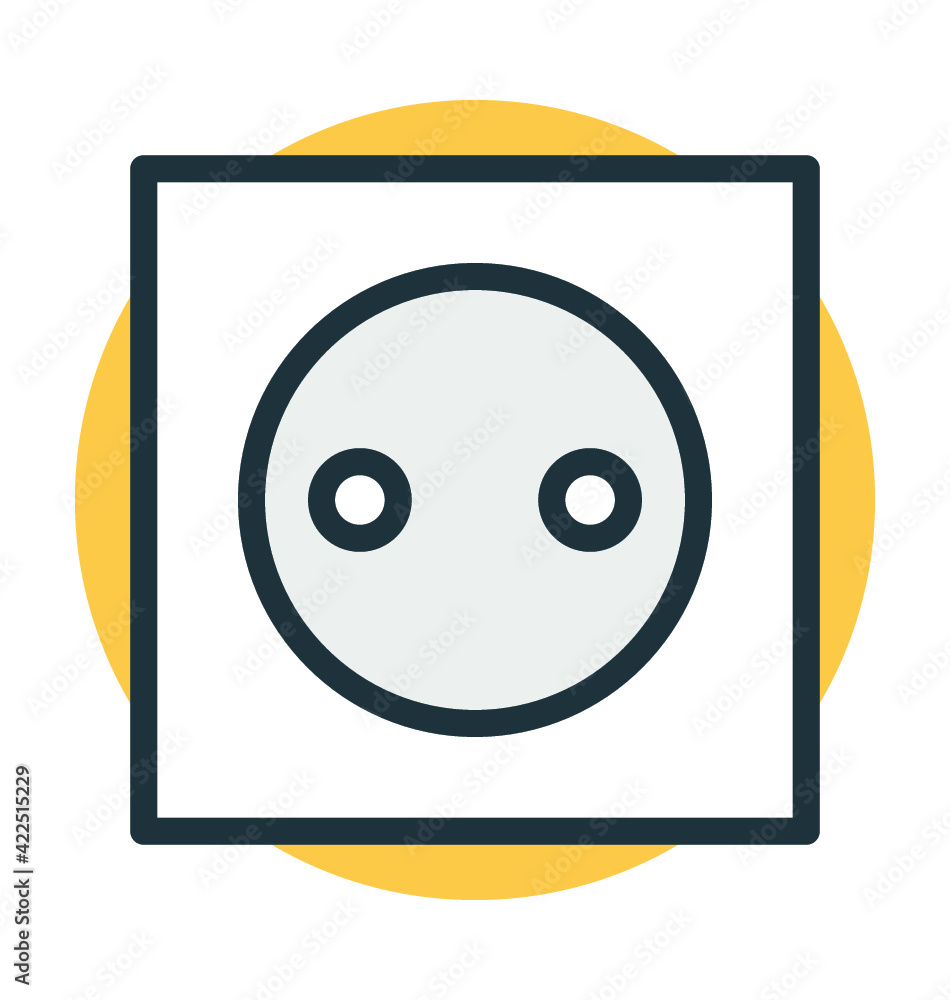 Socket Vector Icon Socket Vector Icon