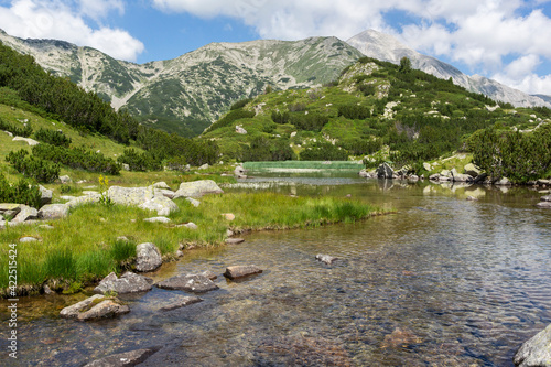 Landscape with Banderitsa River, Pirin Mountain, Bulgaria