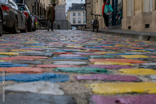 Rue de Tambour coloré