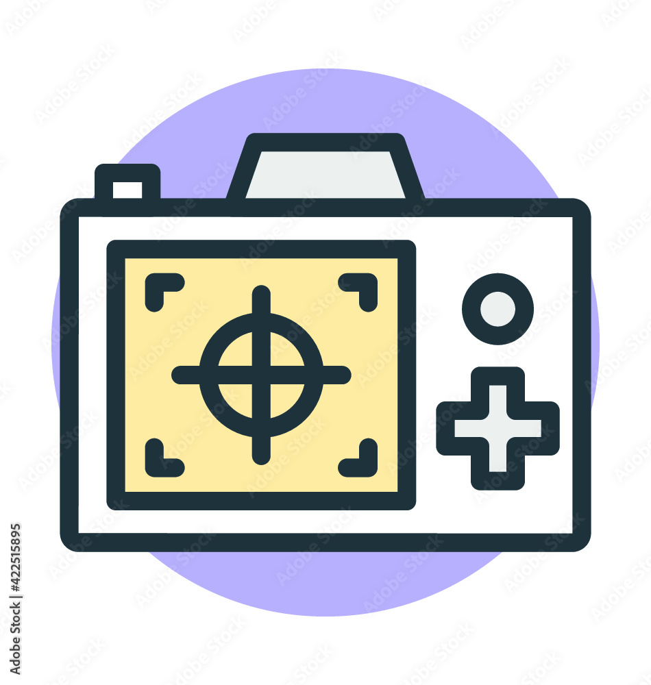 Obraz premium Camera Vector Icon