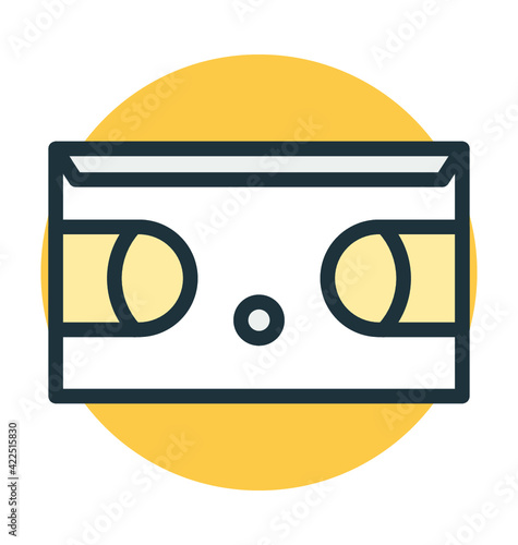 Cassette Vector Icon