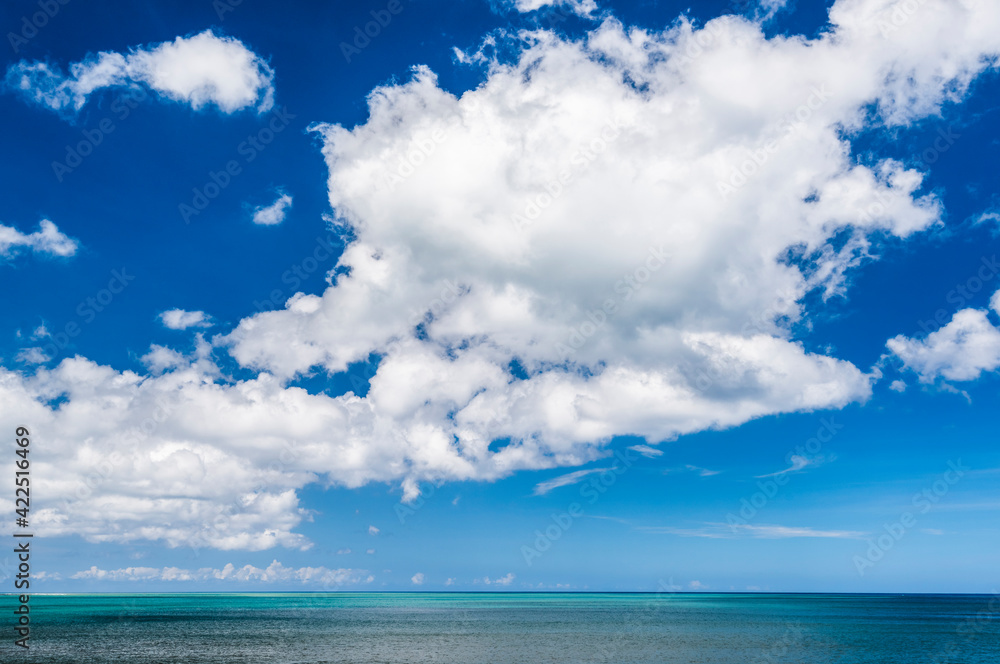 Beautiful sky and sea in the Kenting National Park of Pingtung, Taiwan