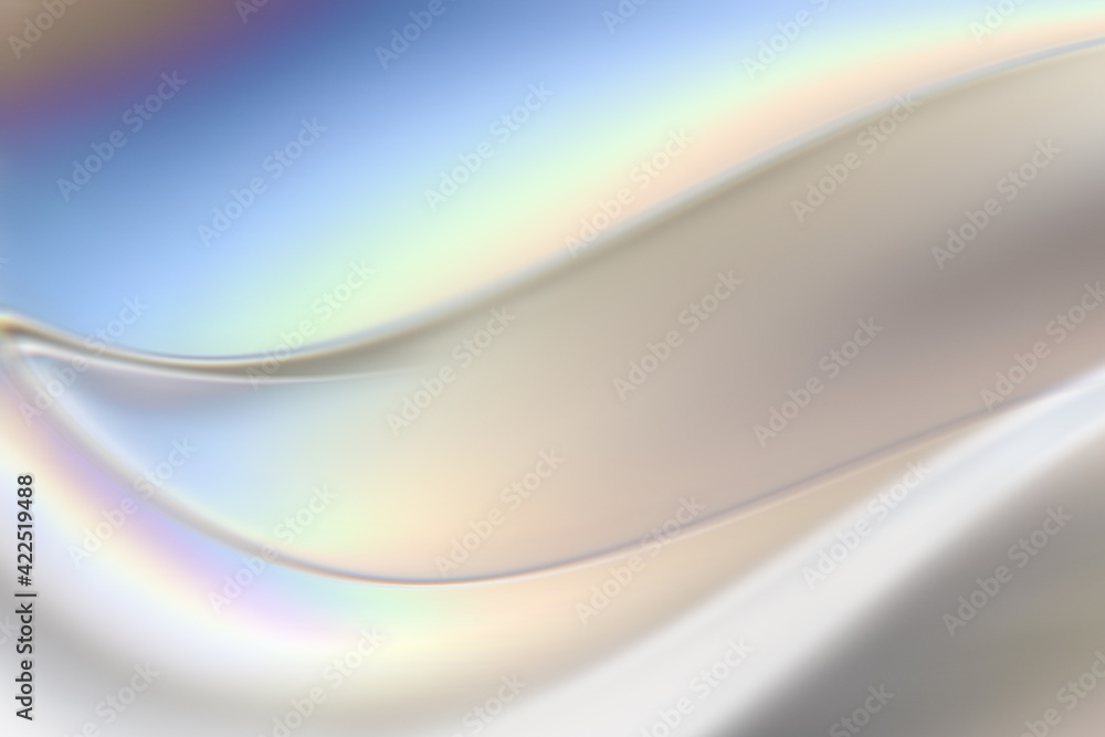 Obraz premium ウェーブのかかった透明感のある背景のアブストラクト