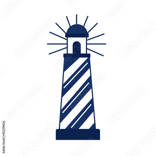 lighthouse nautical icon