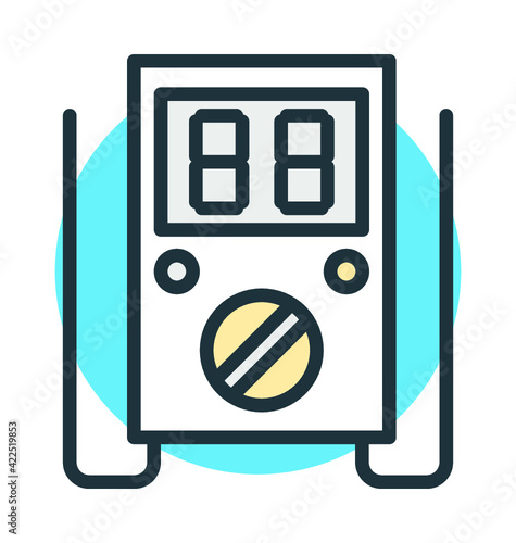 Ammeter Vector Icon