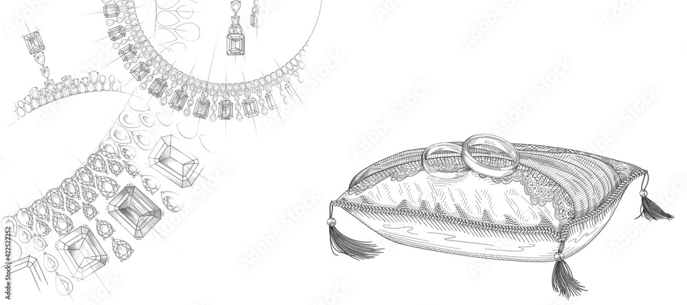 My pencil sketch | Pencil sketch, Jewelry design drawing, Jewelry design