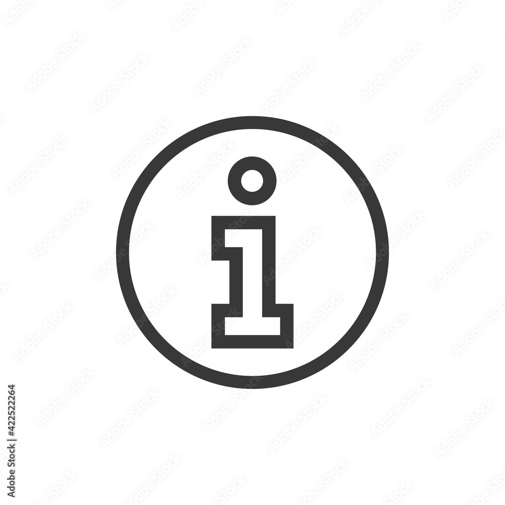 Information icon vector. Info and Faq icon. Information icon vector. Info and Faq icon.