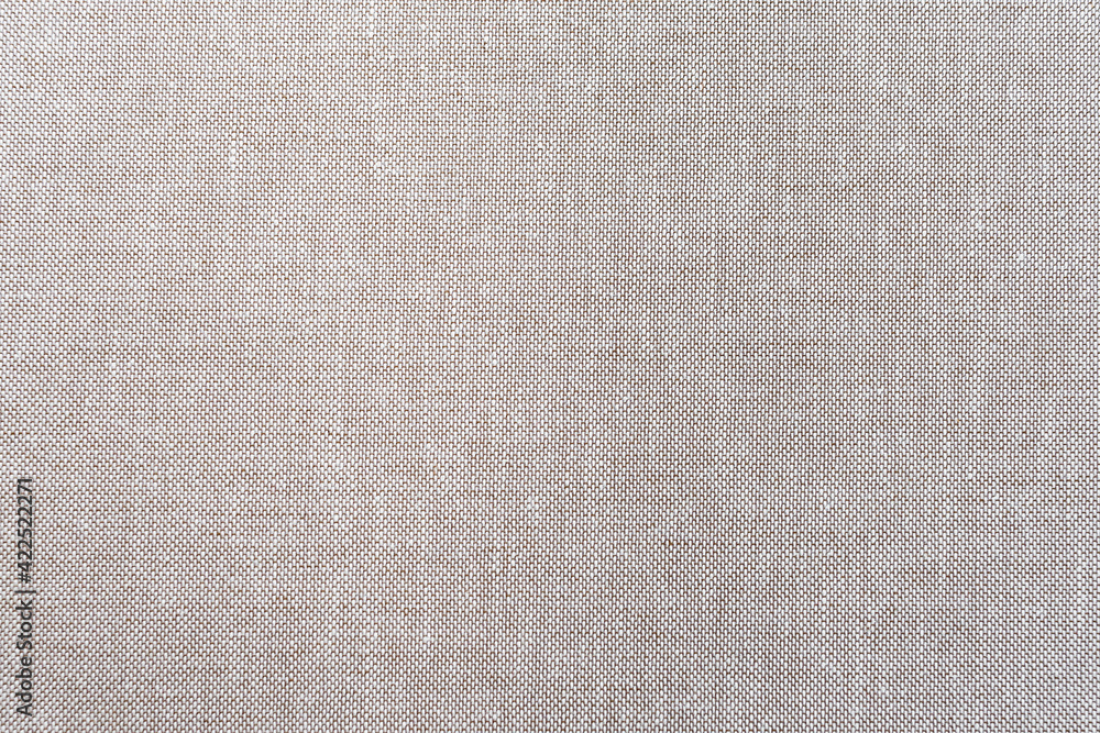 Fototapeta premium Flax fabric texture. Large seamless fabric texture background. Linen canvas background textile texture. Warm grey or beige artificial rough cloth texture