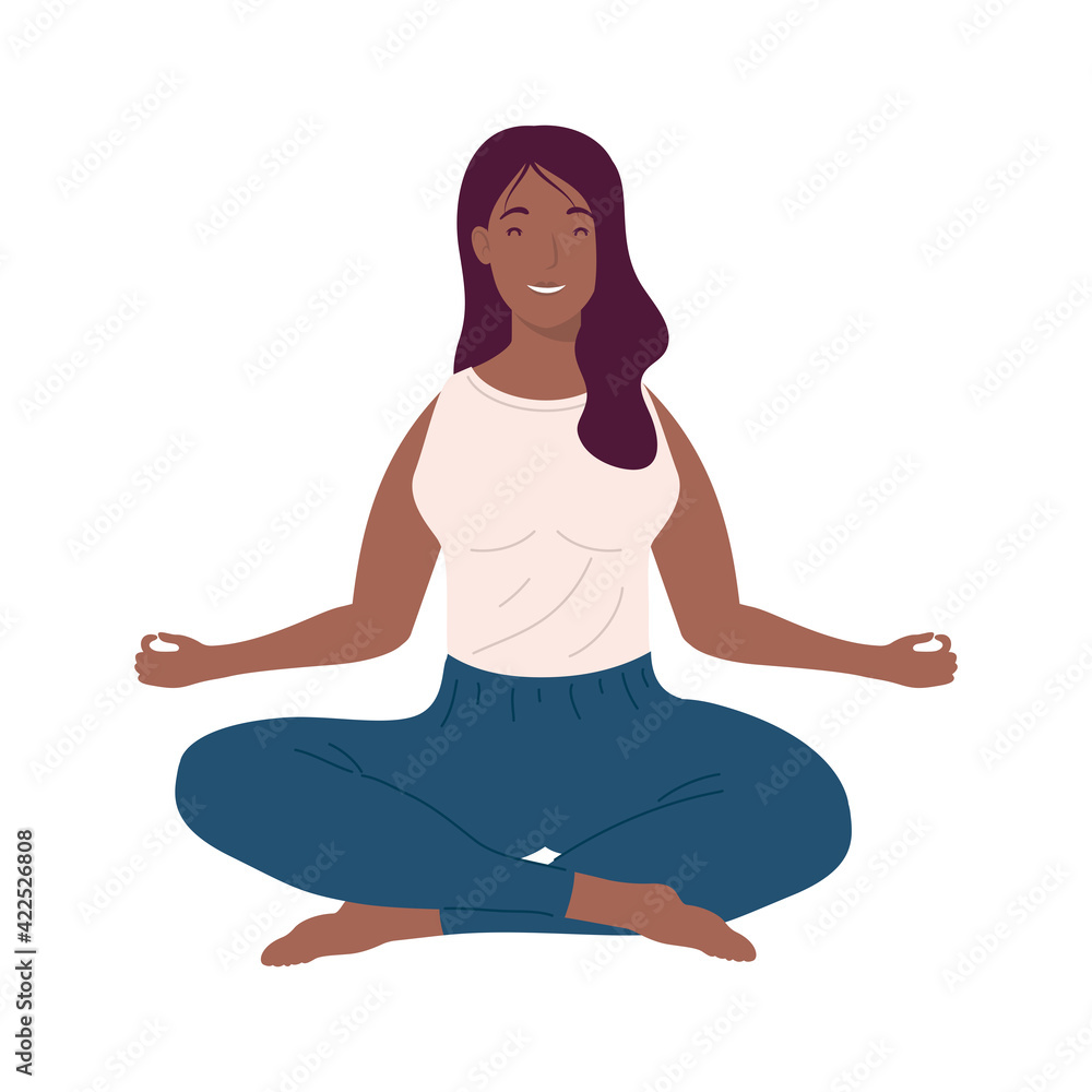 afro woman relaxing afro woman relaxing