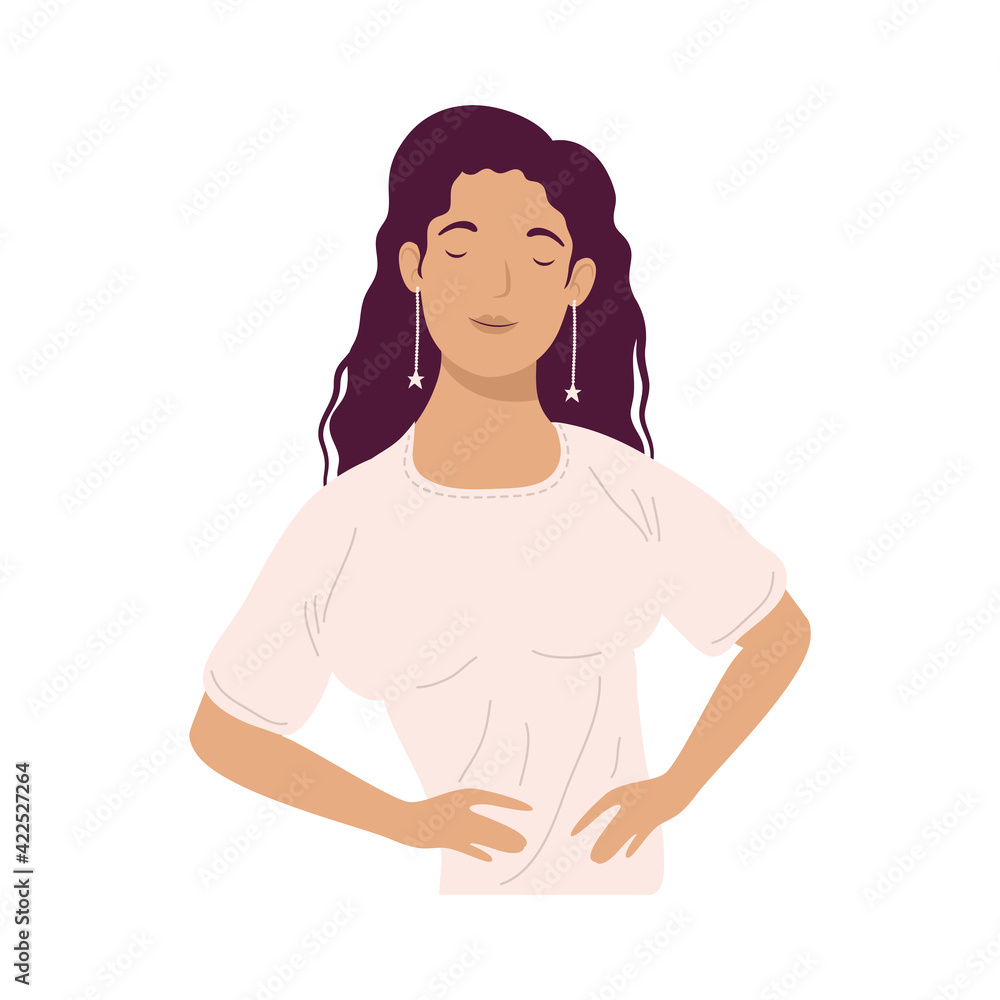 young beautiful woman