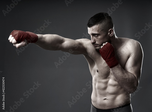 MMA fighter training © Xalanx