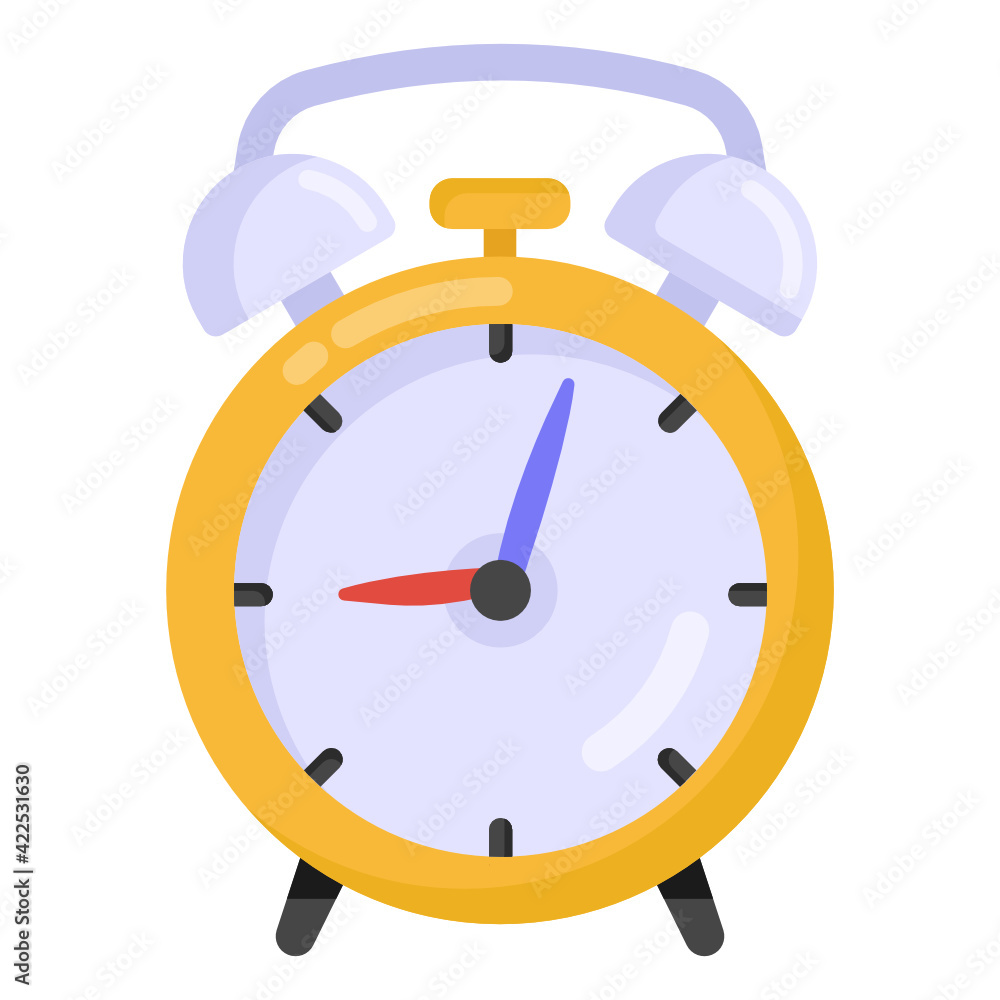 Flat trendy editable vector design of wall clock
Flat trendy editable vector design of wall clock