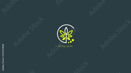 Alphabet letter Initial C, CC logo vector design, minimal, concept, creative, symbol, sign, monogram, template, logotype, branding for for premium business typeface, startup, company etc.