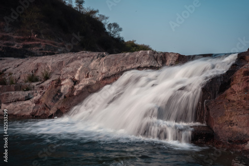 Zanzari Waterfall on vatrak river in Gujarat 