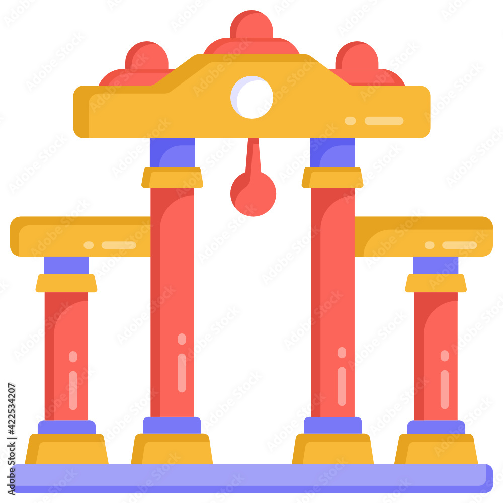 Japanese temple in flat style editable vector
Japanese temple in flat style editable vector