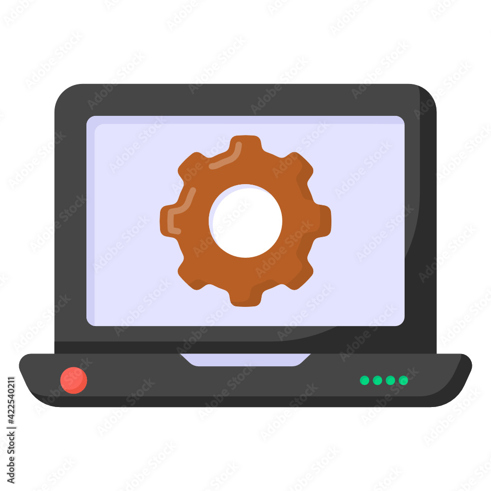 Icon of cyber network in flat design
Icon of cyber network in flat design