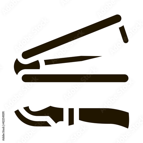 All Purpose Knife Icon Vector Glyph Illustration