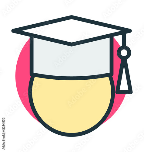 Mortarboard Vector Icon