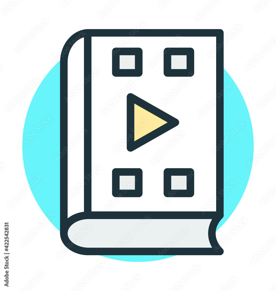 Audiobook Vector Icon Audiobook Vector Icon