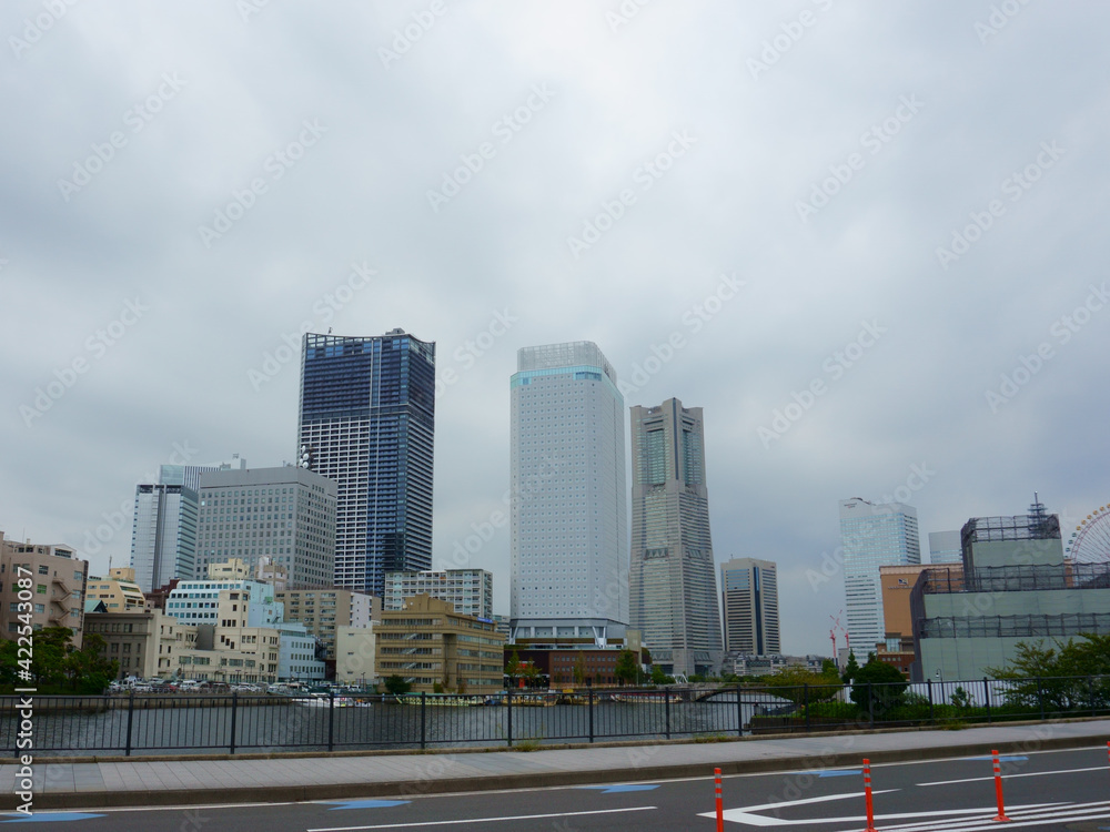 Kanagawa Prefecture  Japan.  Minato Mirai one of the most popular and best loved areas in Yokohama. Yokohama Landmark Tower