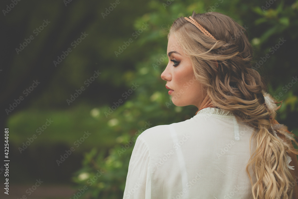 Beautiful young model outdoor portrait Beautiful young model outdoor portrait