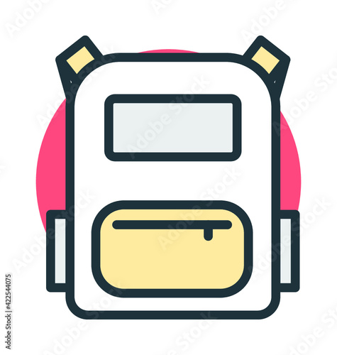Backpack Vector Icon