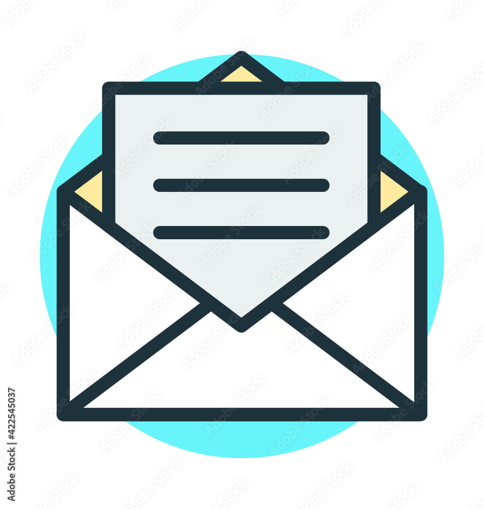 Newsletter Vector Icon Newsletter Vector Icon