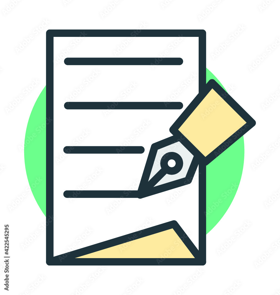 Text Sheet Vector Icon