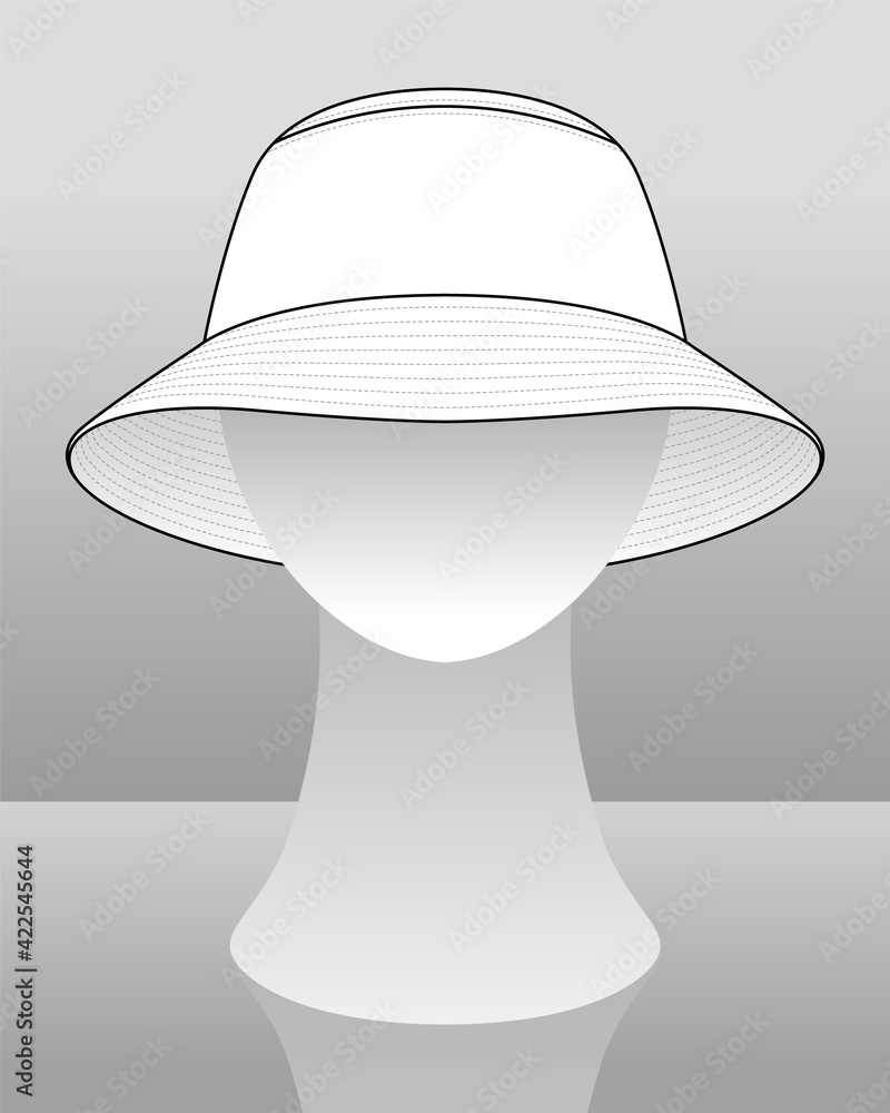 Bucket hat clearance template