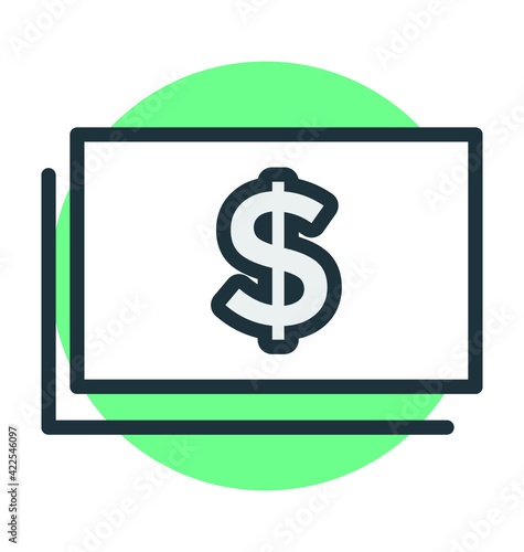 Banknote Vector Icon