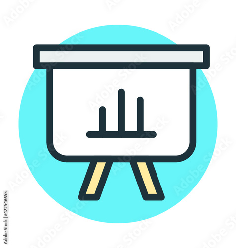 Graph Vector Icon