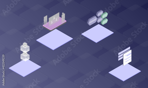 parliament concept on abstract design