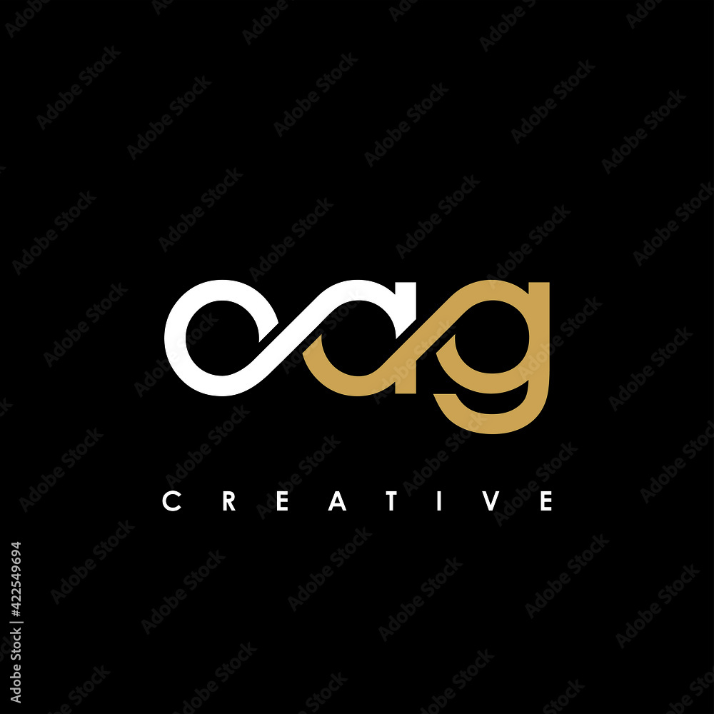 Fototapeta premium OAG Letter Initial Logo Design Template Vector Illustration