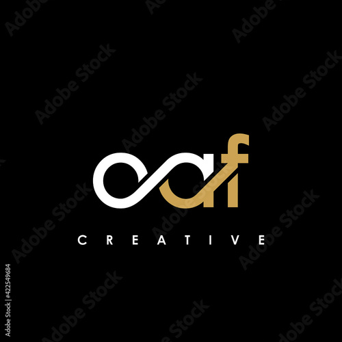 OAF Letter Initial Logo Design Template Vector Illustration