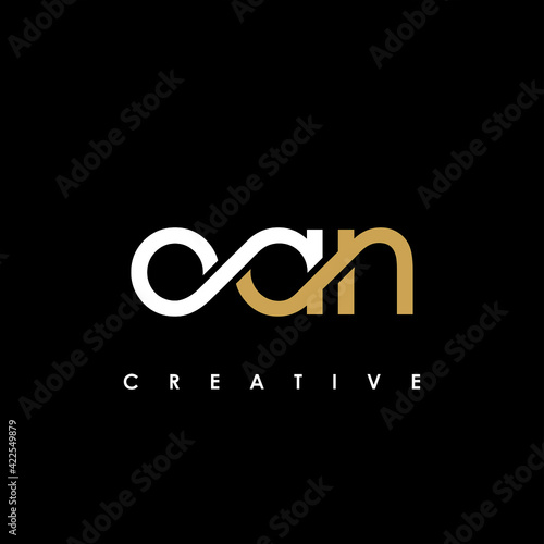 OAN Letter Initial Logo Design Template Vector Illustration