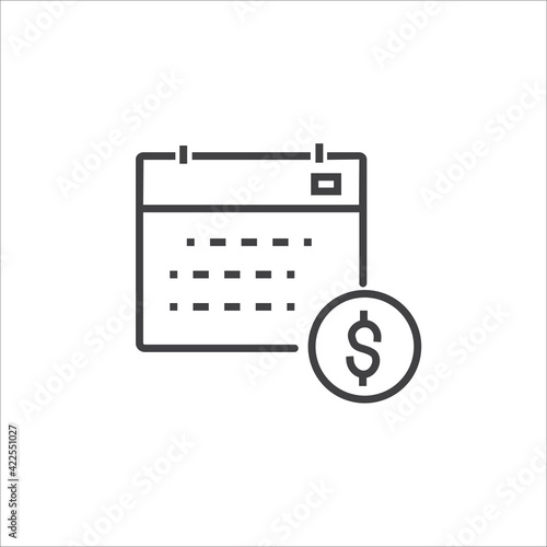 Simple financial analysis related line vector icon Includes icons such as Gainers and Losers, Portfolio Analysis, Financial Reports, and more.