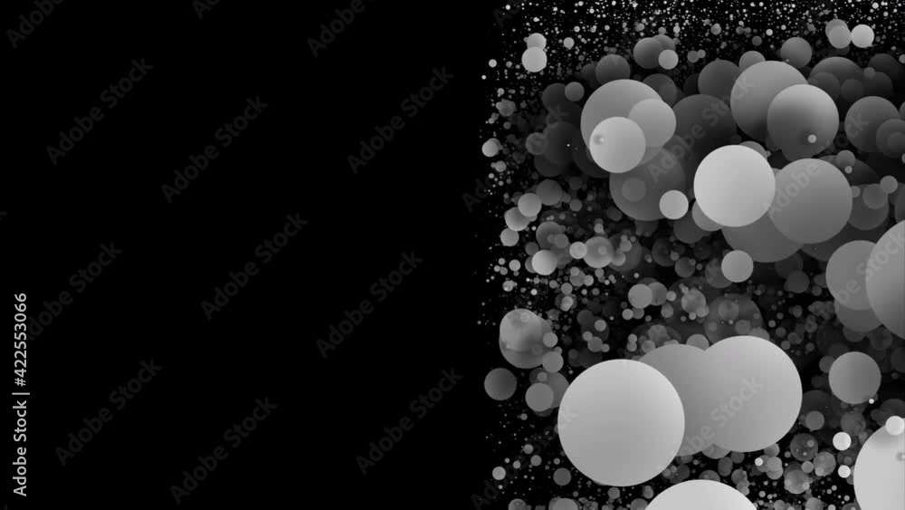 Videosphere Size World of Spheres - Widescreen 1 part 2 - Video of countless spheres of ...
