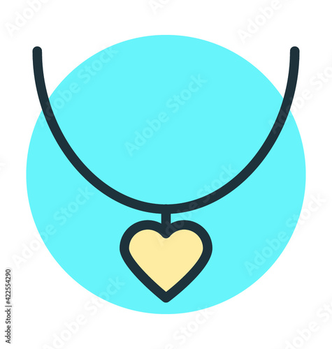 Necklace Vector Icon