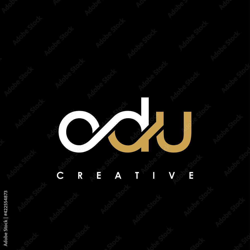 ODU Letter Initial Logo Design Template Vector Illustration ODU Letter Initial Logo Design Template Vector Illustration