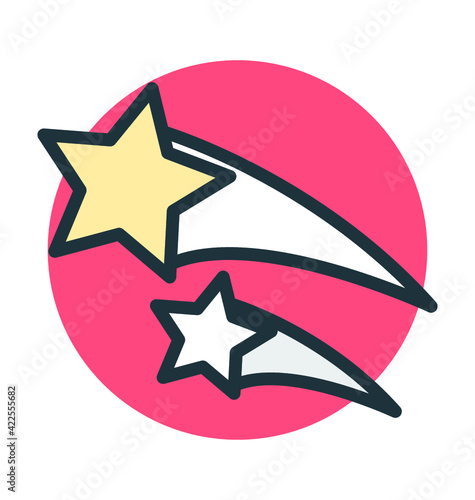 Shooting Star Vector Icon