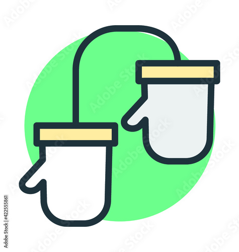 Gloves Vector Icon