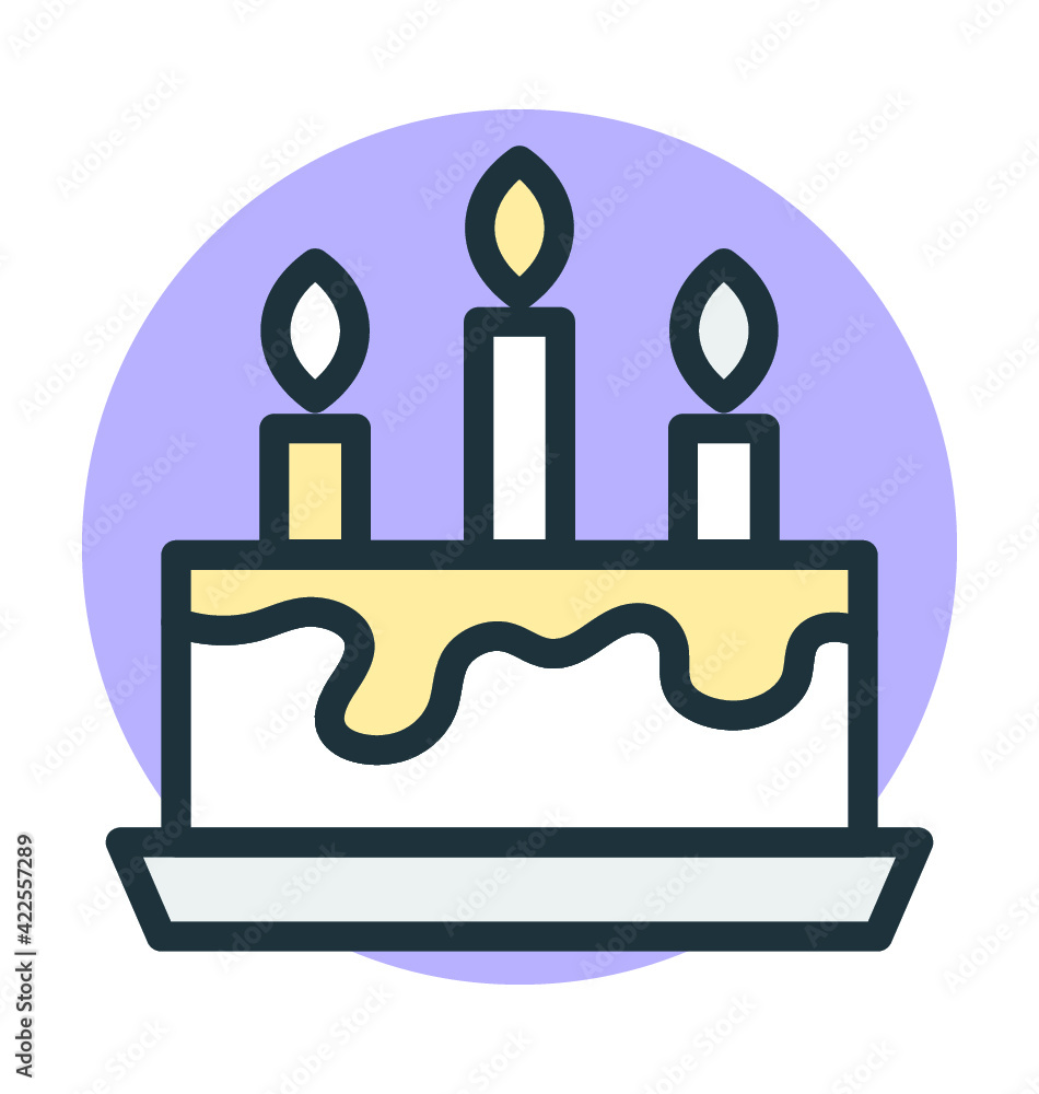 Cake Vector Icon Cake Vector Icon